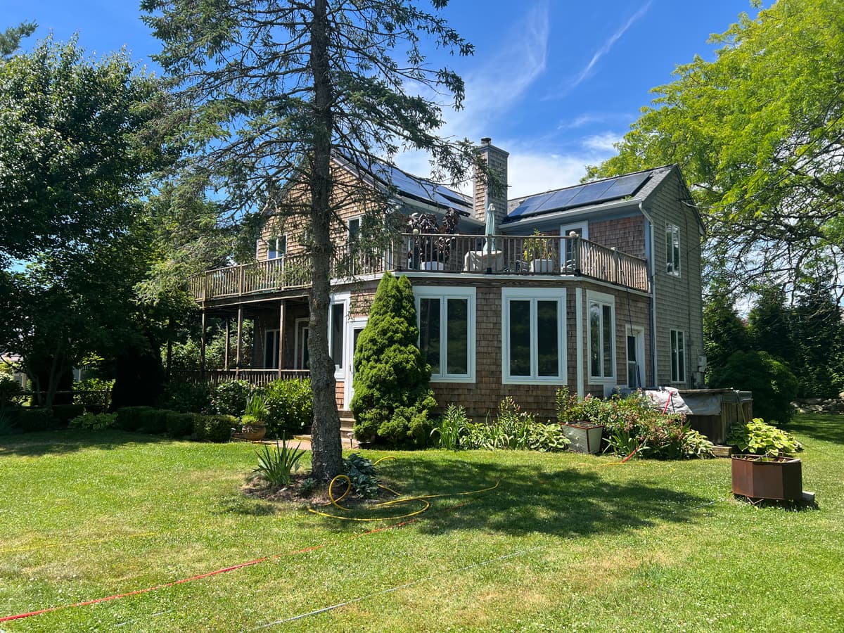 Power Washing Project - Coastal Cedar Soft Wash by Graham Power Washing in Plymouth MA