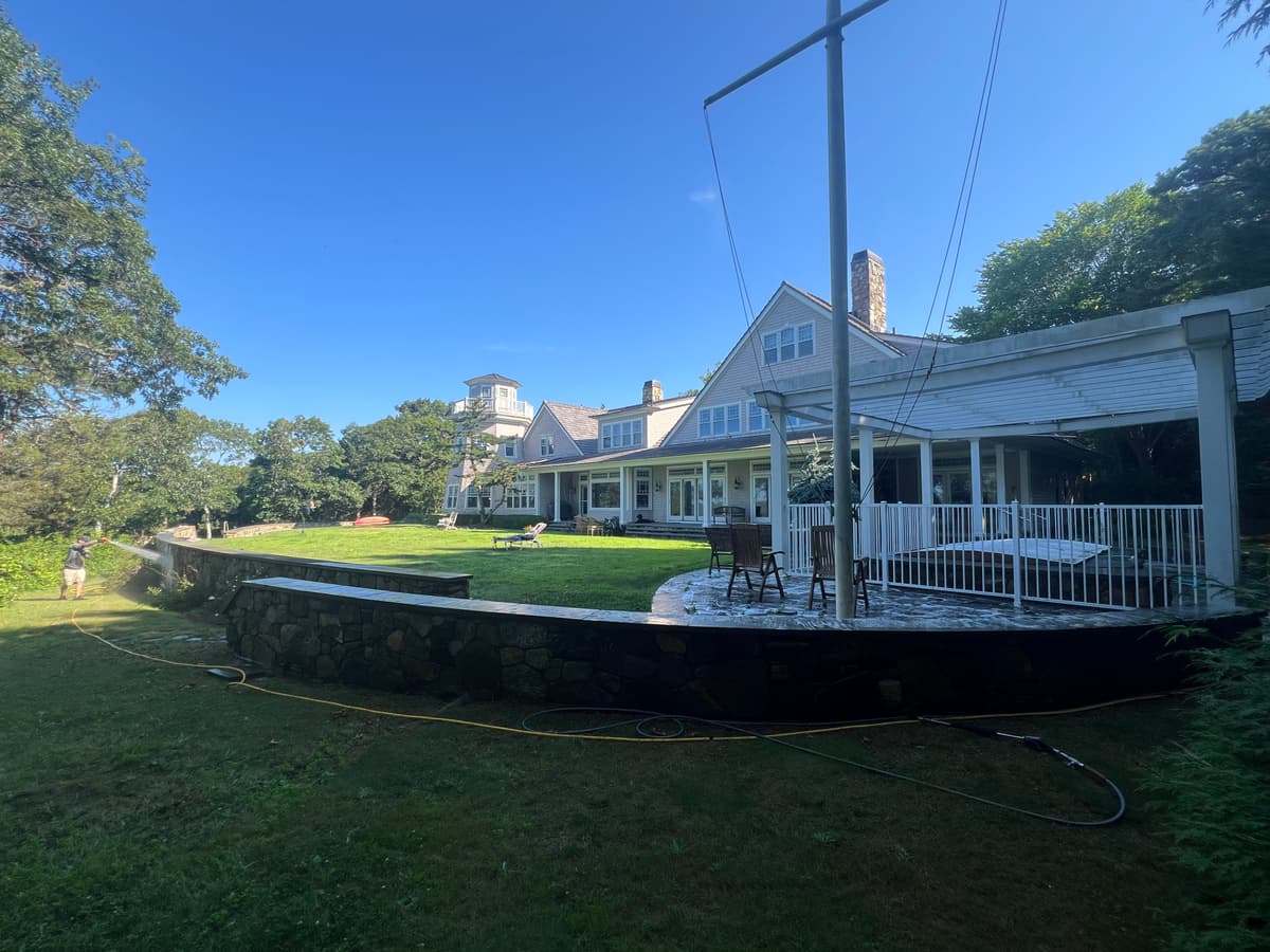 Power Washing Project - Estate Soft Wash by Graham Power Washing in Plymouth MA