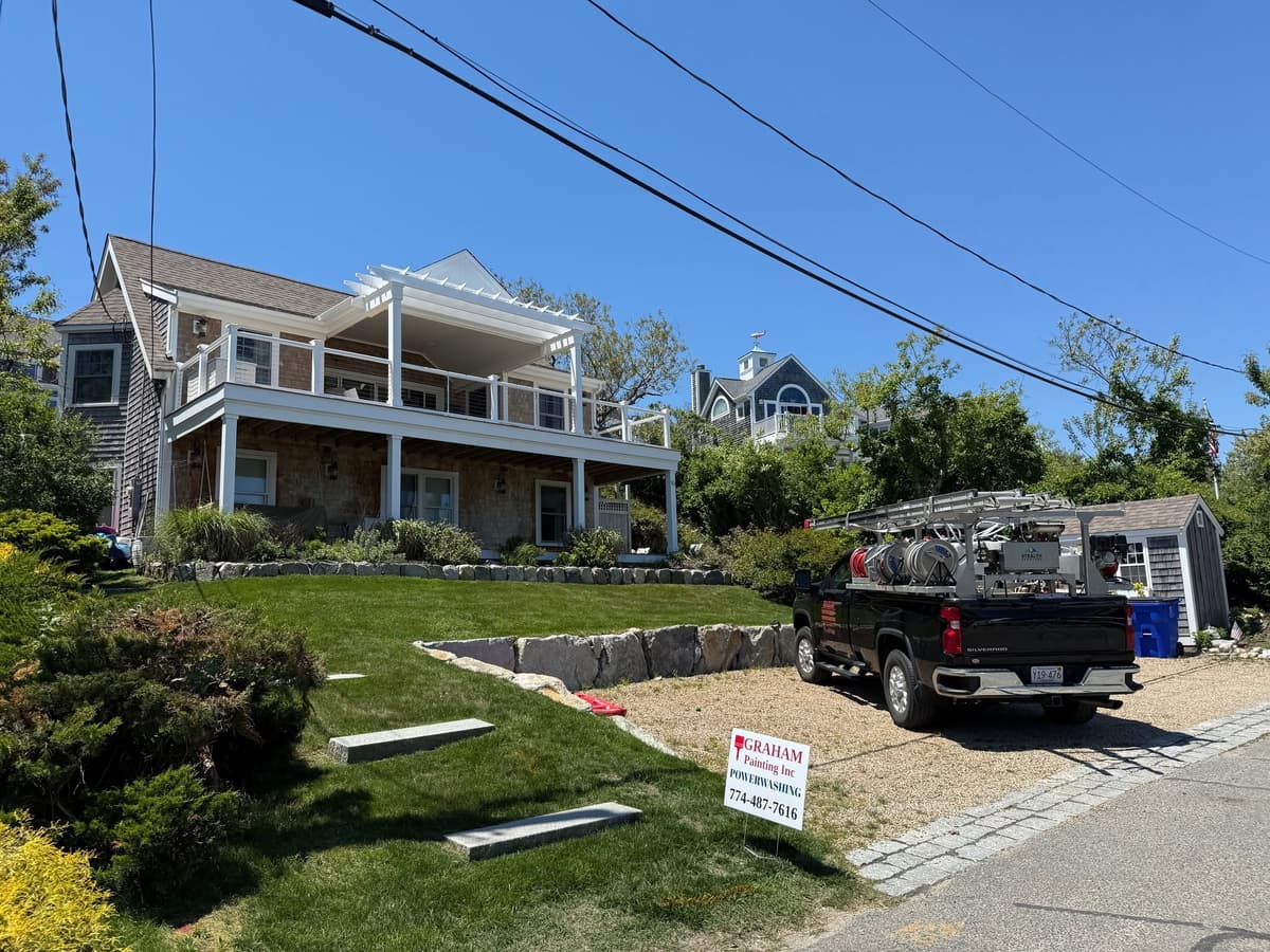 Power Washing Project - House Wash & Soft Wash by Graham Power Washing in Plymouth MA