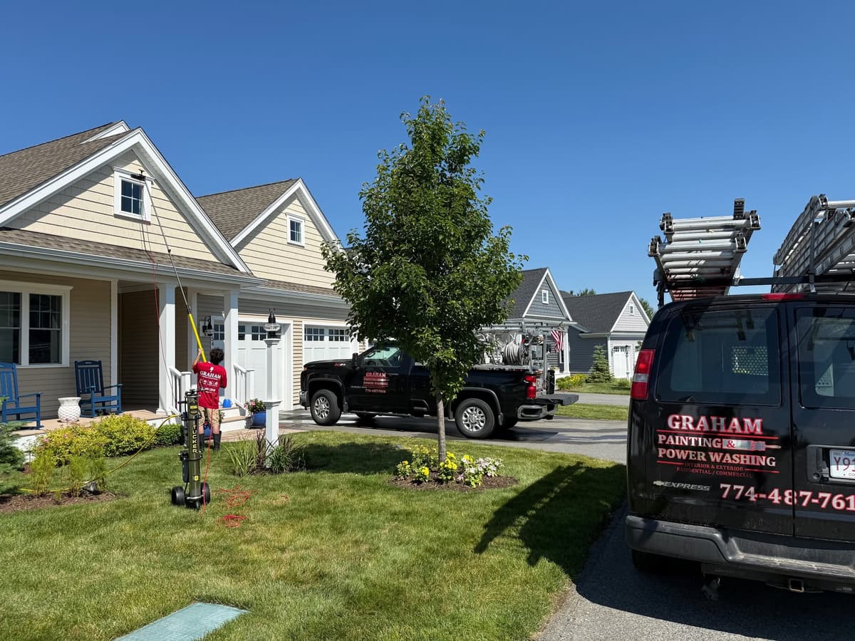 Power Washing Project - Window Cleaning by Graham Power Washing in Plymouth MA